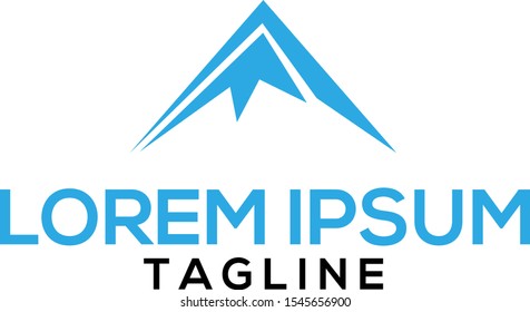 mountain logo design template, creative concept