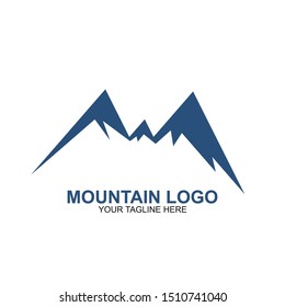 Mountain Logo Design Template. Icon mountain vector