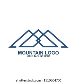 Mountain Logo Design Template. Icon mountain vector