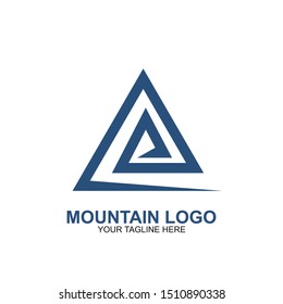  Mountain Logo Design Template. Icon mountain vector