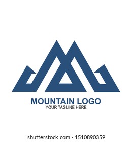  Mountain Logo Design Template. Icon mountain vector