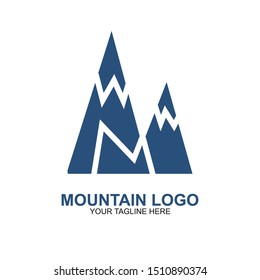  Mountain Logo Design Template. Icon mountain vector