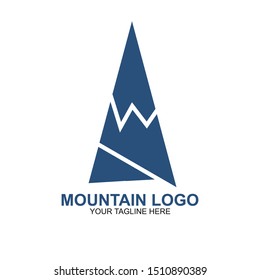  Mountain Logo Design Template. Icon mountain vector