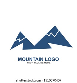  Mountain Logo Design Template. Icon mountain vector