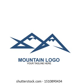  Mountain Logo Design Template. Icon mountain vector