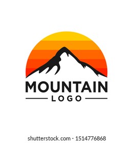 Mountain Logo Design Template Inspiration, Vector Illustration.