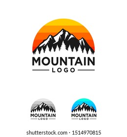 Mountain Logo Design Template Inspiration, Vector Illustration.