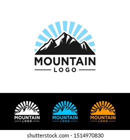 Mountain Logo Design Template Inspiration, Vector Illustration.