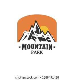 Mountain Logo Design Template Inspiration, Vector Illustration, outdoor adventure logo design inspiration