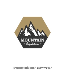 Mountain Logo Design Template Inspiration, Vector Illustration, outdoor adventure logo design inspiration
