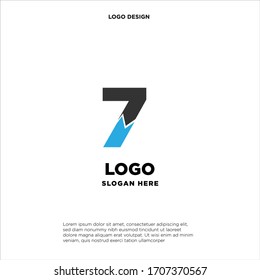 Plantilla de diseño de logotipos de montaña inspirada, 7 letras