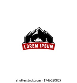 Mountain Logo Design Template Inspiration, Vector Illustration