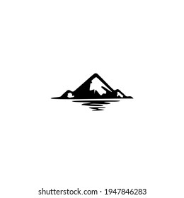 Mountain Logo Design Template Inspiration, Vector Illustration