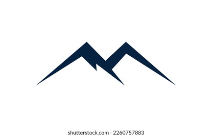 Inspiración de plantilla de diseño de logotipos de montaña, Ilustración vectorial.