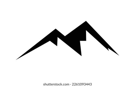Mountain Logo Design Template Inspiration, Vector Illustration