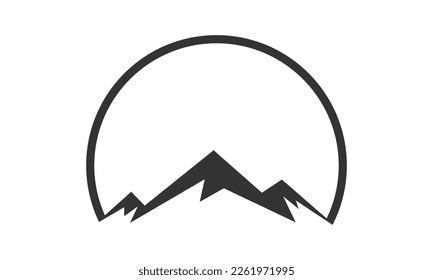 Mountain Logo Design Template Inspiration, Vector Illustration.