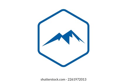 Mountain Logo Design Template Inspiration, Vector Illustration.