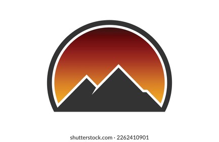 Mountain Logo Design Template Inspiration, Vector Illustration.