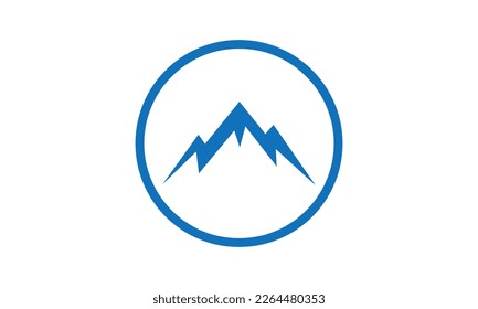 Mountain Logo Design Template Inspiration, Vector Illustration.
