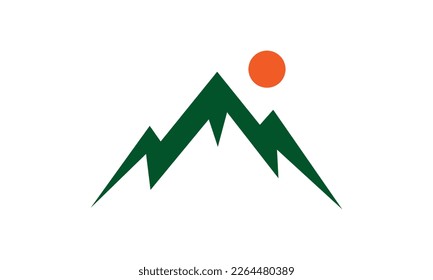Mountain Logo Design Template Inspiration, Vector Illustration.