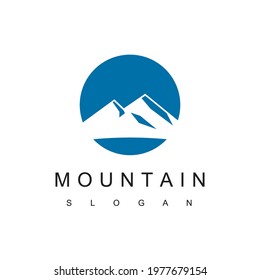 Mountain Logo Design Template, Nature Symbol