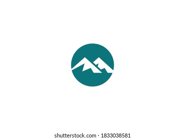 Mountain Logo design template, Mountain Logo sign symbol