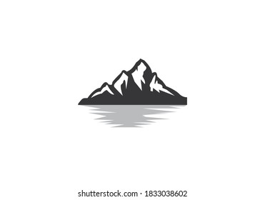 Mountain Logo design template, Mountain Logo sign symbol
