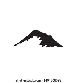 Mountain logo design template vector