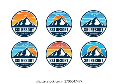 mountain logo design - travel logo design