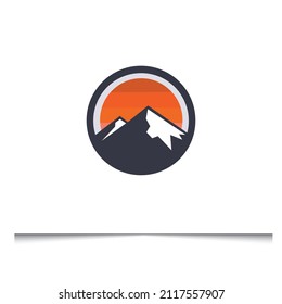 Mountain logo design for T-shirt logo design