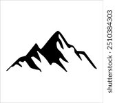 A mountain logo design typically features bold, angular peaks that symbolize strength, adventure, and nature. The minimalist and clean design can evoke feelings of exploration and resilience, making i
