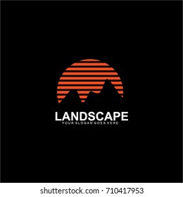 Mountain Logo Design Vector
