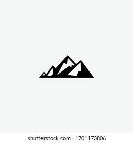 mountain logo design vector concept