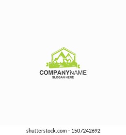 Mountain Logo Design Vector. Eps 10