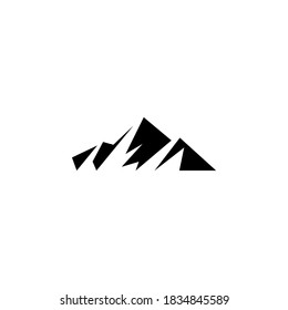 mountain logo design vector graphic idea creative template