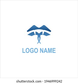 mountain logo design vector icon