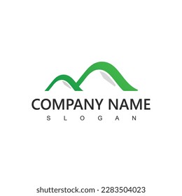 Mountain Logo Design Vector, Mountain Icon