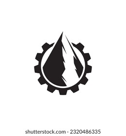 Mountain Logo Design Vector Icon Template