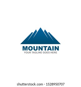 Mountain logo design vector illustration icon template