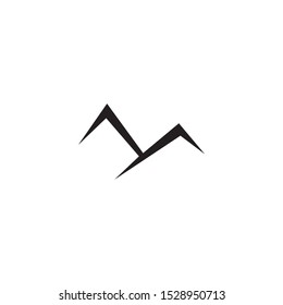 Mountain logo design vector illustration icon template