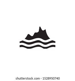 Mountain logo design vector illustration icon template