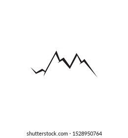Mountain logo design vector illustration icon template