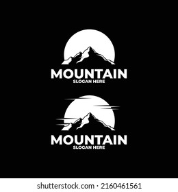 Mountain logo design vector illustration