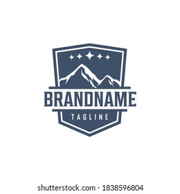 Mountain Logo Design Vector Image