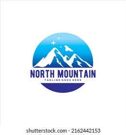 Mountain Logo Design Vector Image