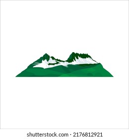 mountain logo design vector sign
