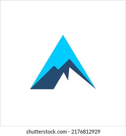 mountain logo design vector sign