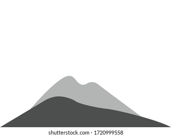 Mountain logo design vector stock 