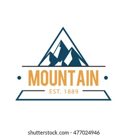 Mountain Logo Design - Mountain Vector Symbol