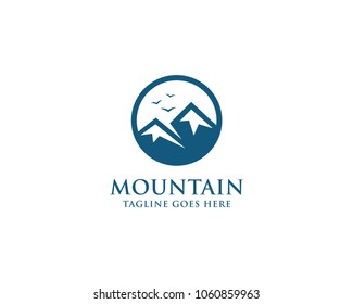 Mountain Logo Design Vector Template